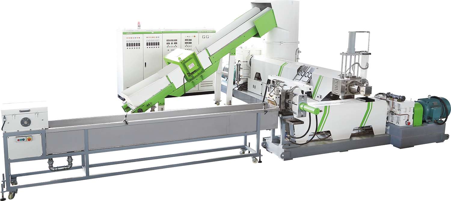 PURUI ML two stages pelletizing line strand pelletizing for PP nonwoven fabrics