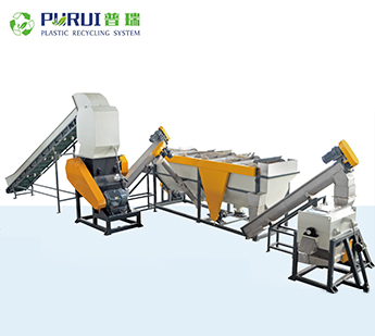 PURUI plastic HDPE milk bottles and detergent bottles washing line